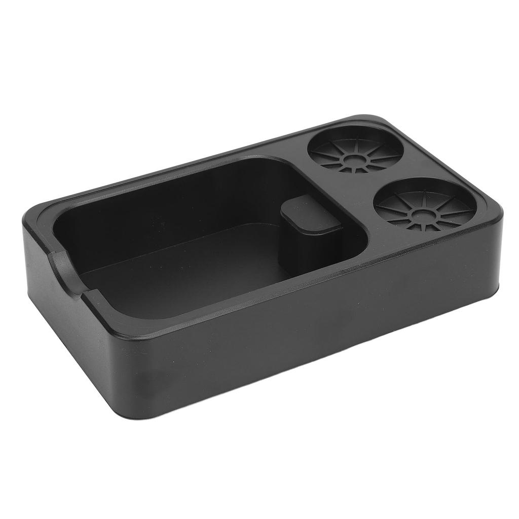 Tamper Station Multifunctional Impact Proof Tamping Organizer Box for 51mm 54mm 58mm Portafilter Black