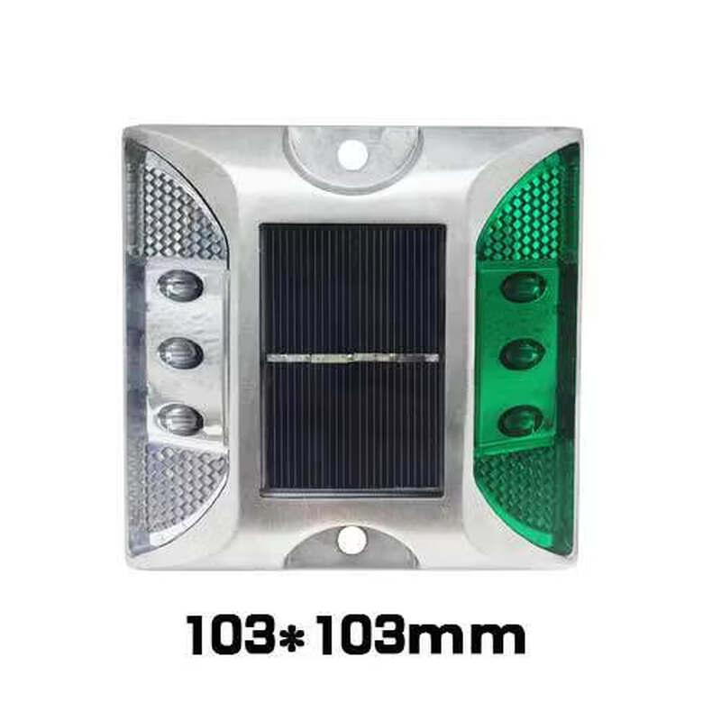 Solar Powered Cast Aluminum LED Road Stud Warning Light