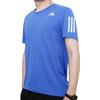 Adidas T Shirts Men's Collegiate Blue Crew Neck Moderate Straight Fit DM2812