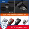 New ABS Car Sun Visor Glasses Clip Eyeglasses Storage Holder For M M3 M5 Emblem E46 E36 E34 F10 E90 F30 E60 F30 E53 E30