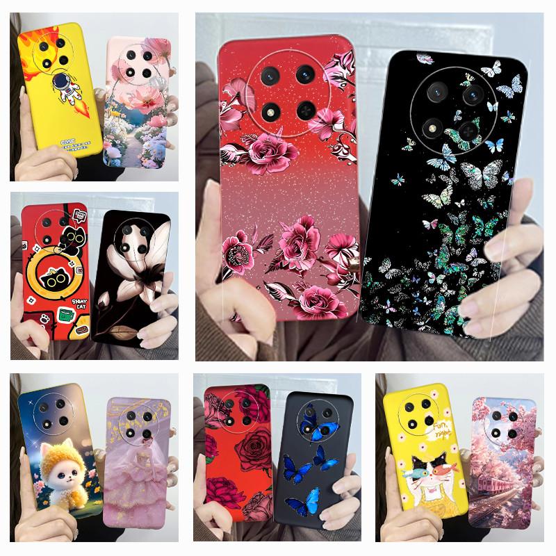 For Honor X9C Case 6.78 inch Bumper Shells Flower Girl Design Soft Silicone Protective Cover for Honor Magic7 Lite Coque fundas