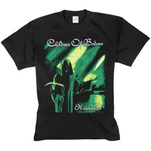 CHILDREN OF BODOM HATEBREEDER 100% Cotton T-shirt Mens Tees Top NEW BLACK TEE S