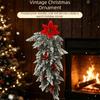 Hanging Ornament Christmas Swag Red Berries Christmas Red Berry Garland  Winter Holiday