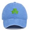 Ireland Green Baseball Cap Retro Clover Embroidered Sunscreen Hat for Men And Women Trendy Couple Duckbill Cap