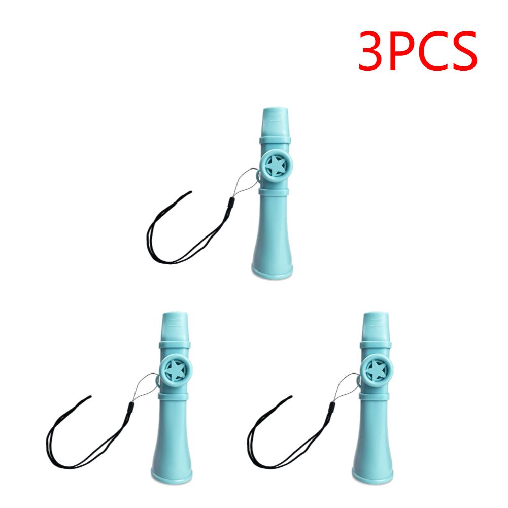 1-3 st musikinstrument med snodd Rolig musikalisk visselpipa Plastdudu Munstycke Flöjt för barn och vuxna