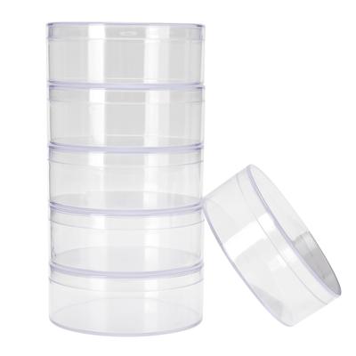6 Set Wedding Candy Round Box Small Jewelry Storage Packaging Transparent Box for Wedding