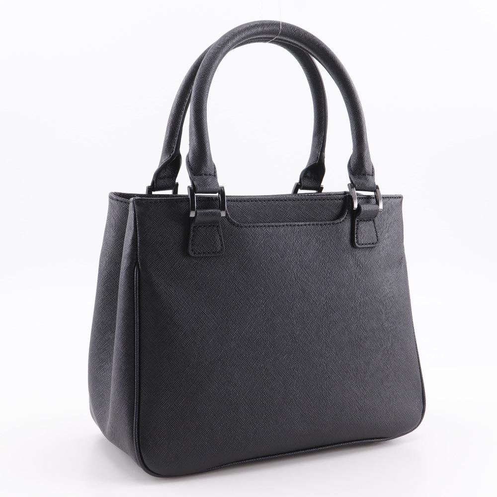 HAMANO Pot-au-feu Mini Tote Bag Handbag Black Cowhide Women Used