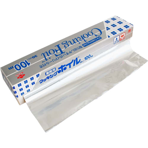 

Toyo Aluminum Aluminum Foil, Commercial Use, 30cm x 100m, Wide, Large Capacity, 30cm x 100m, 1 Roll, S0073