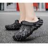 Large Size Men's Casual Shoes for Outdoor Wear, Toe Caps, Slippers, Outdoor Men's Beach Shoes