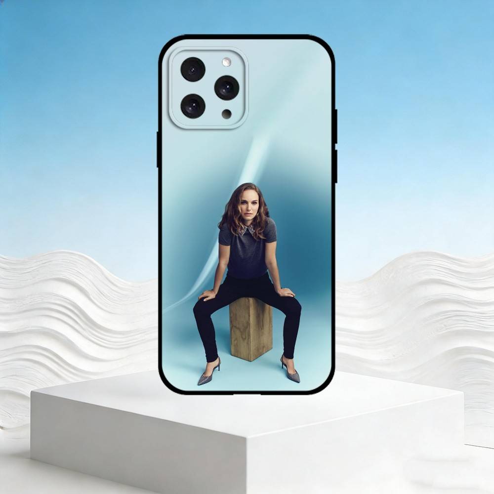 N-Natalie Portman Handyhülle Für iPhone 17,16,15,14,13,12,11 Plus,Pro Max,SE4Weiche Silikon Schwarze Hülle