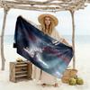 Rugby Player Action Beach Towel Quick-Dry Soft Microfiber Comfortable Lightweight Suitable for Swimming, Gym, Camping, Yoga Vacation