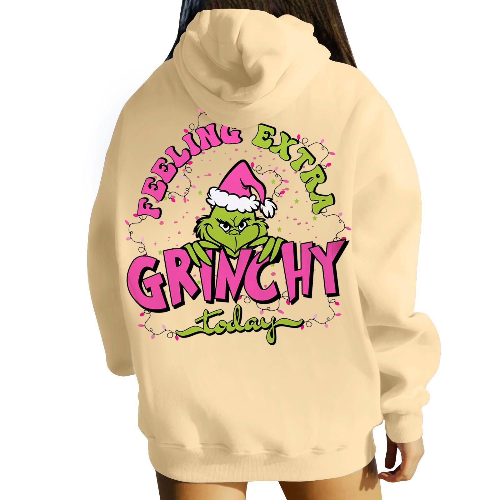 Женская модная легкая толстовка с длинными рукавами и карманами с принтом регби — фото 3