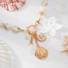 Ocean Wind Natural Shell Piece Flower Necklace Women'S Fashion Conch Scallop Shell Pendant Necklace