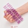 22pcs Sheet Laser Bronzing Full Cover Nail Stickers Long Lasting Tearable Cute Nail Art Wraps Design