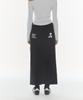 Rest And Recreation Corduroy Maxi Skirt - Black