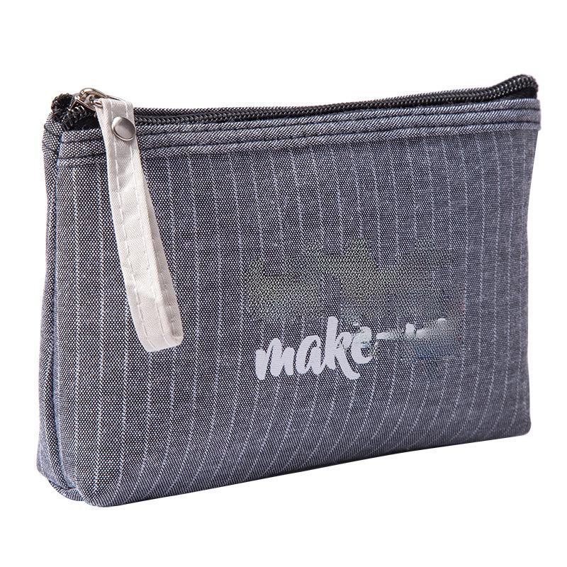 Women's Portable Zipper Cosmetic Bag & Coin Purse