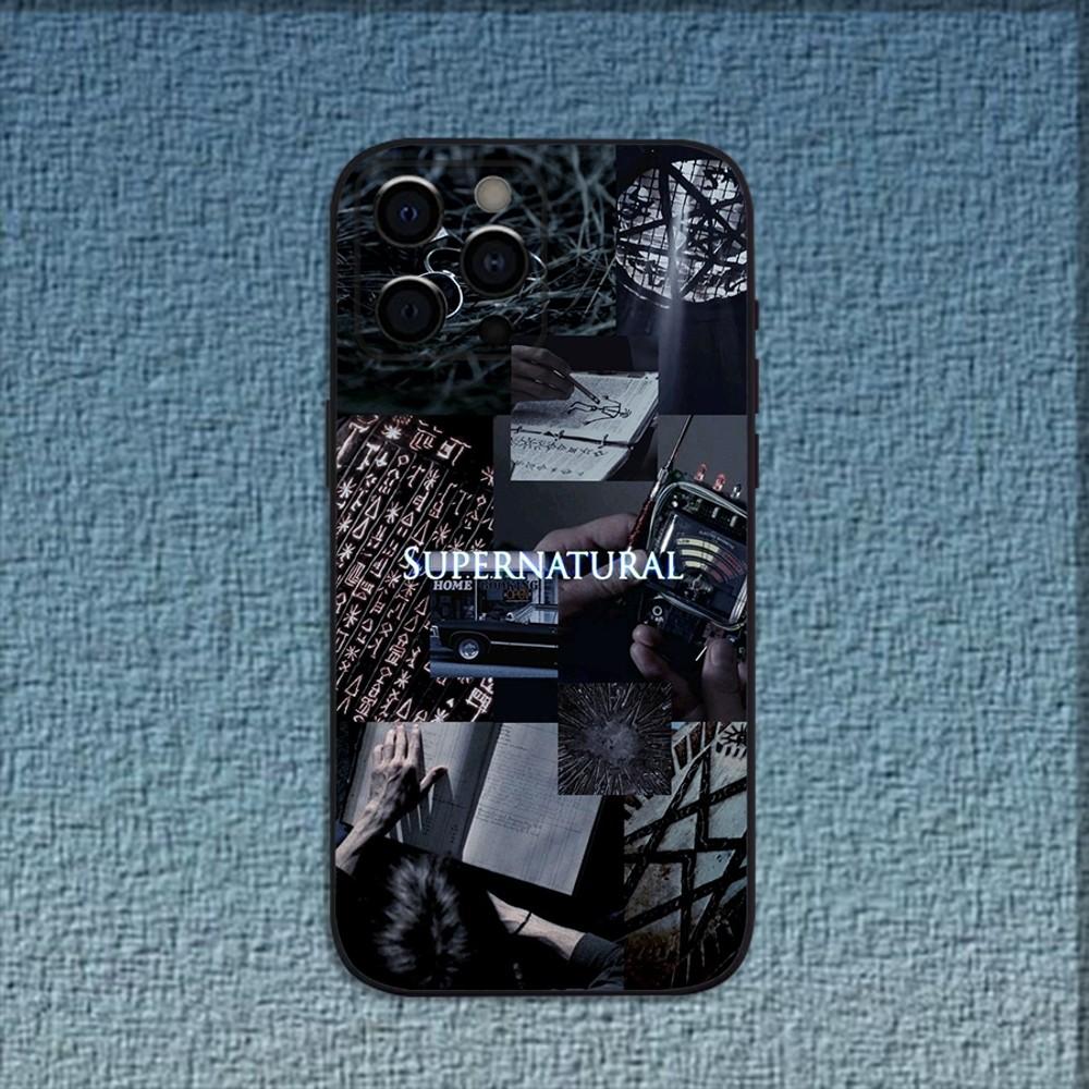 Dean Winchester S-Supernaturals Phone Case For iPhone 16,15,14,13,12,11,Pro,X,XS,Max,XR,Plus,Mini Soft Black Cover