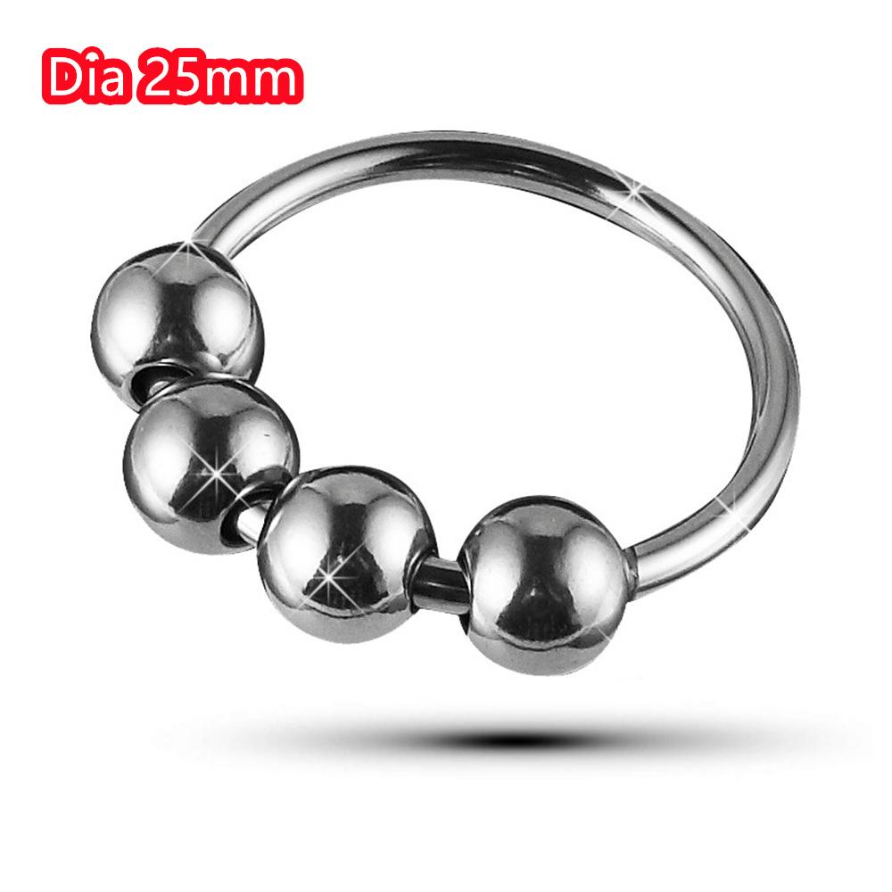 Metal Penis Ring Sex Toys For Men Male Delay Ejaculation Stainless Steel Cock Ring Glans Stimulator Sex Increase Orgasm 6 Sizes