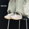 Zapatillas retro francesas tejidas viento Forrest Gump 2025 nuevo diseño nicho de suela gruesa combinación de colores realzantes zapatos deportivos casuales