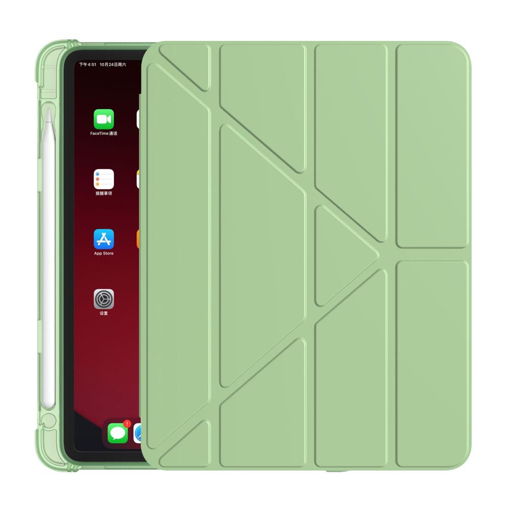 Popular Ranking PU Leather Stand TPU Silicone With Pencil Holder for iPad Pro 11 20 2021 Shockproof Tablet Cover Smart Flip Case