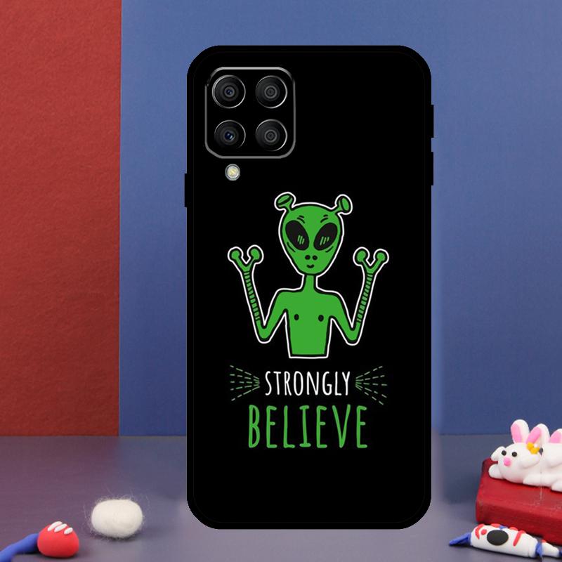 Alien Martian UFO For Samsung Galaxy M31 M51 M33 M13 M23 M53 M15 M55 M14 M34 M54 M20 M30s M32 M52 Phone Case