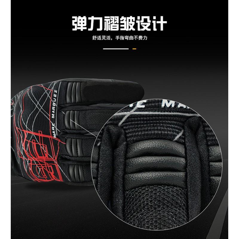 Motorcycle Gloves Men Women Safety Riding Gear Breathable Anti-Slip Full Finger Protective Cycling Summer All
