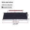 Turret Milling Machine Rubber Bellows Protective Cover - Anti-Iron Filings & Chip Guard