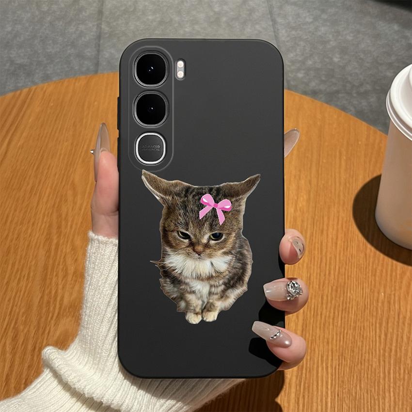 For Vivo Y31 Y31D Y31S 4G 5G Phone Case Gradient Bow Heart Matte Silicone Anti Fingerprint Cover For Vivo Y 31 Top Quality Funda