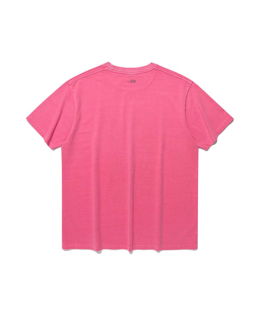 NICEGHOSTCLUB Devil Bear Doll Pigment Dyed Tee_Pink(Ng2Gmut509A)