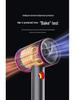High-Power Hair Dryer with Temperature Display, 6 Levels, Hot & Cold Wind, Negative Ion Technology.
