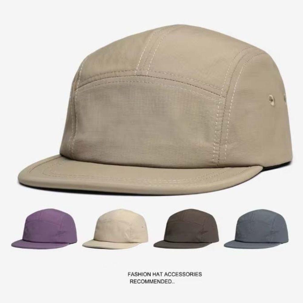 Quick-drying Five-panel Hats Breathable Sunscreen Retro Cap Baseball Caps  Outdoor Sports