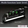 New Easy to Use Laser Level Line Tool Multipurpose Laser Level Kit Standard Cross Line Lase 8 Feet Measure Tape Ruler