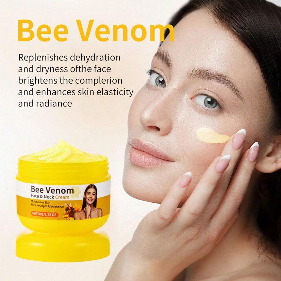 Bee Venom Face and Neck Cream Deeply Moisturizes Brightens Skin Boosts Elasticity for Radiant Glow