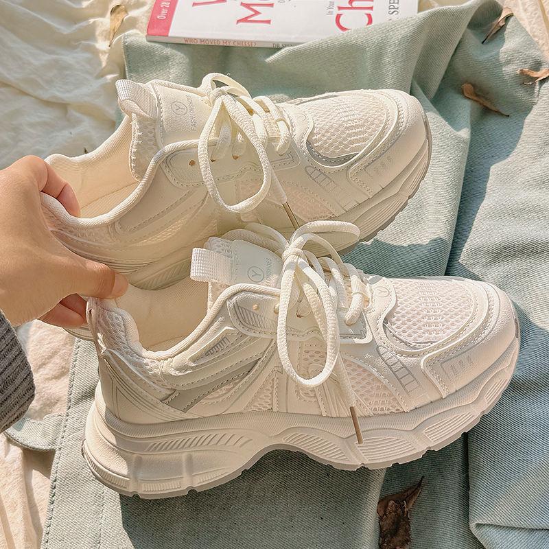 Daddy shoes autumn new breathable chic versatile mesh shoes lightweight running sneakers