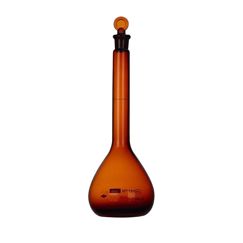 Brown Glass Volumetric Flask