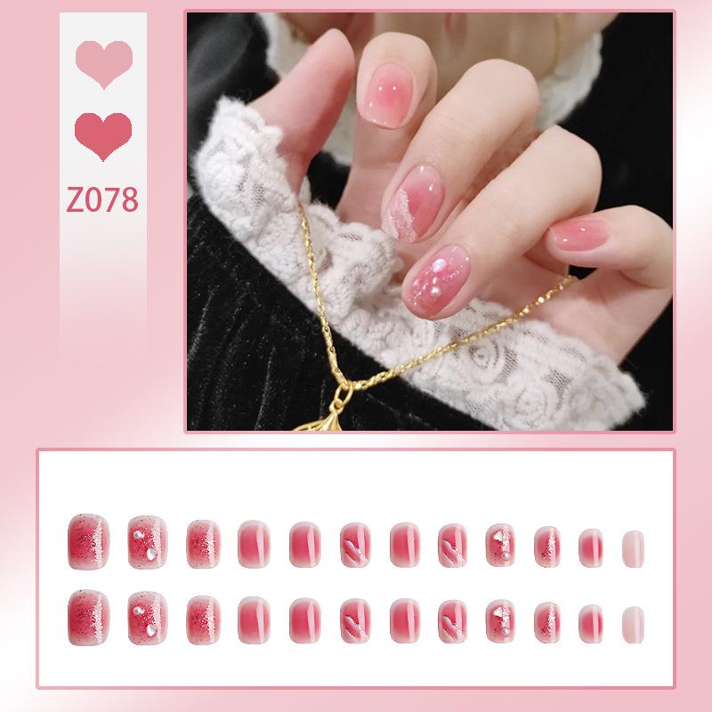 Handmade Press-On Nails – Crushed Diamond Butterfly Glitter Tips Collection