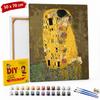 Painting by Numbers with Frame The Kiss Gustav Klimt 50X70 Cm