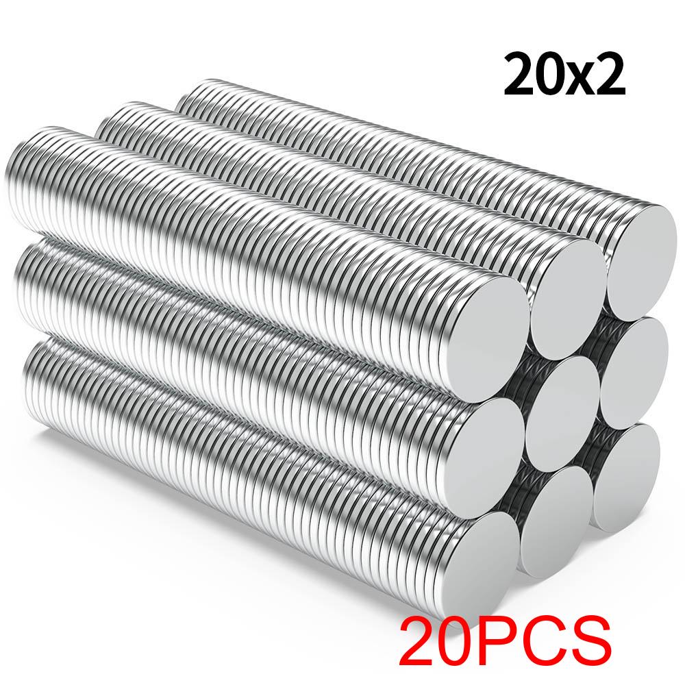 Super Strong Neodymium Magnet N35 NdfeB Permanent Magnetic imanes Round Powerful Magnets Refrigerator 20x2 20x3 20x5 25x2 25x3mm