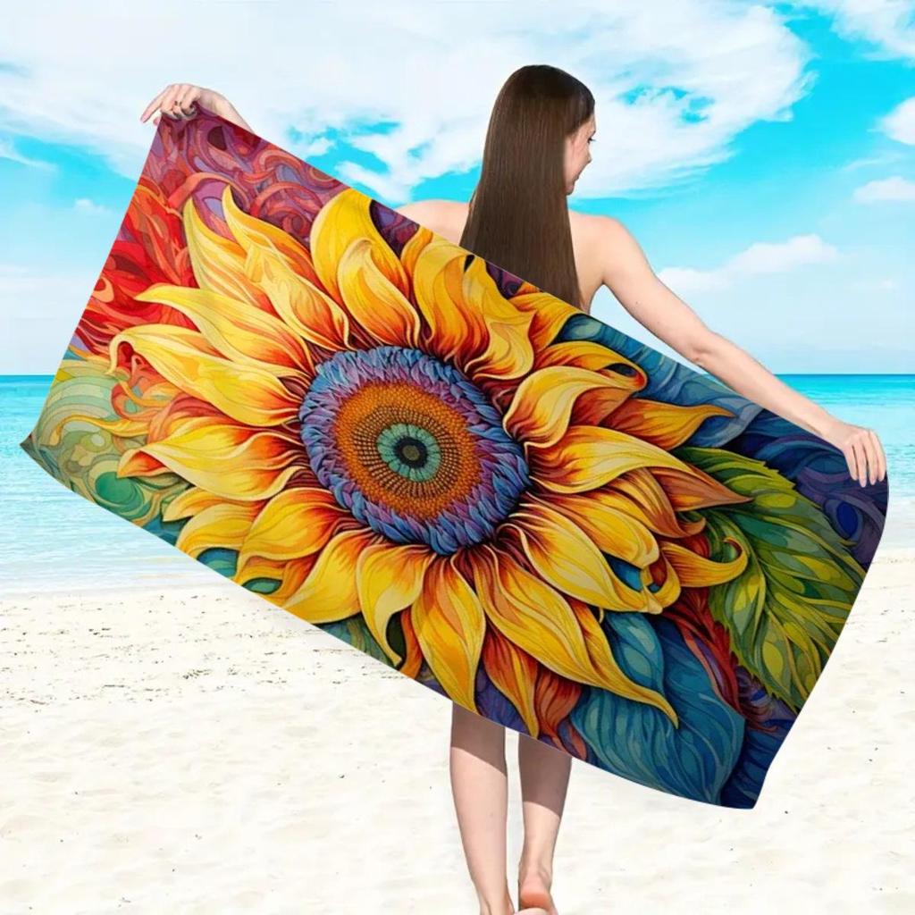 Hot-Selling Quick-Dry Thick Beach Towel - Large, Soft, Absorbent, 250g