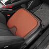 Original Nappa Leather Car Seat Cushion: Breathable, Universal, Ventilated, Single Driver's Seat for All Seasons.
