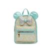 Zaino con Paillettes a Fiocco per Ragazza, Materiale PU Impermeabile per Uso Quotidiano