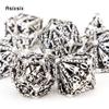 7 Pcs Silver Hand Skull Head Metal Dice Hollow Metal Polyhedral Dice Set Suitable for Role-Playing RPG  Board Game Card Game