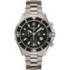 By Grovana Nautilus Chronograph Black Dial Quartz 7040.9137 100M Men's Watch