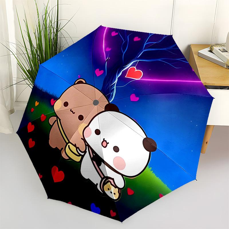 

Love Bears Automatic Opening and Closing, 8 rib Structure Portable Umbrella, Suitable for Men and Women in All Seasons Perfect Gift for Hol