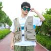 BEPAN Outdoor Leisure Sports Fishing Vest Mesh Breathable Vest Outdoor Mountaineering Multi Pocket Vest