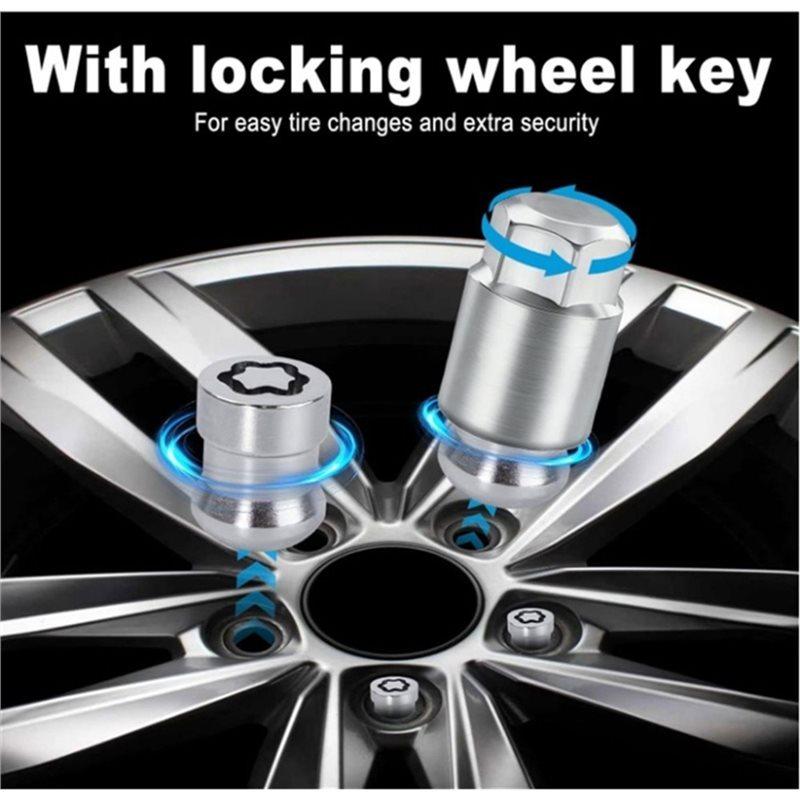 Wheel Lock Lugs& Lug Nut Set For Honda For Civic, Accord CR-V Replaces 08W42SCV100 08W42-SCV-101 08W42-SCV-102