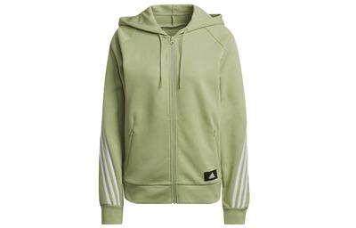 W Fi 3S Fz Reg Sporty Hooded Jacket Green HE1661