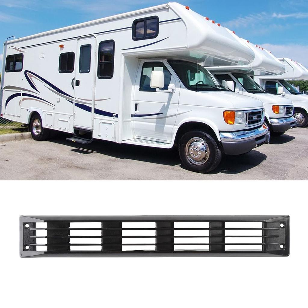 RV Louvered Vent Cover Proof Side Exhaust Ventilation Cover for Yacht Trailer ABS Wide Inner Wall