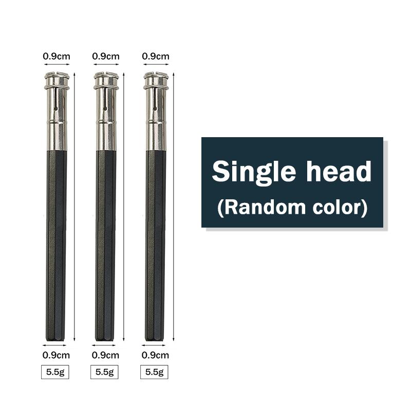 Suport prelungitor creion reglabil cu cap simplu/dublu, tijă prelungitoare metalică/lemn, creioane rotunde/triunghiulare/hexagonale, suport pentru creioane