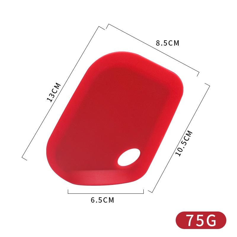 Multipurpose Dough Cutter Bowl Scraper Silicone Dough Scraper Baking Pizza Cutter for Bread Dough Fondant Cake Cream Spatula